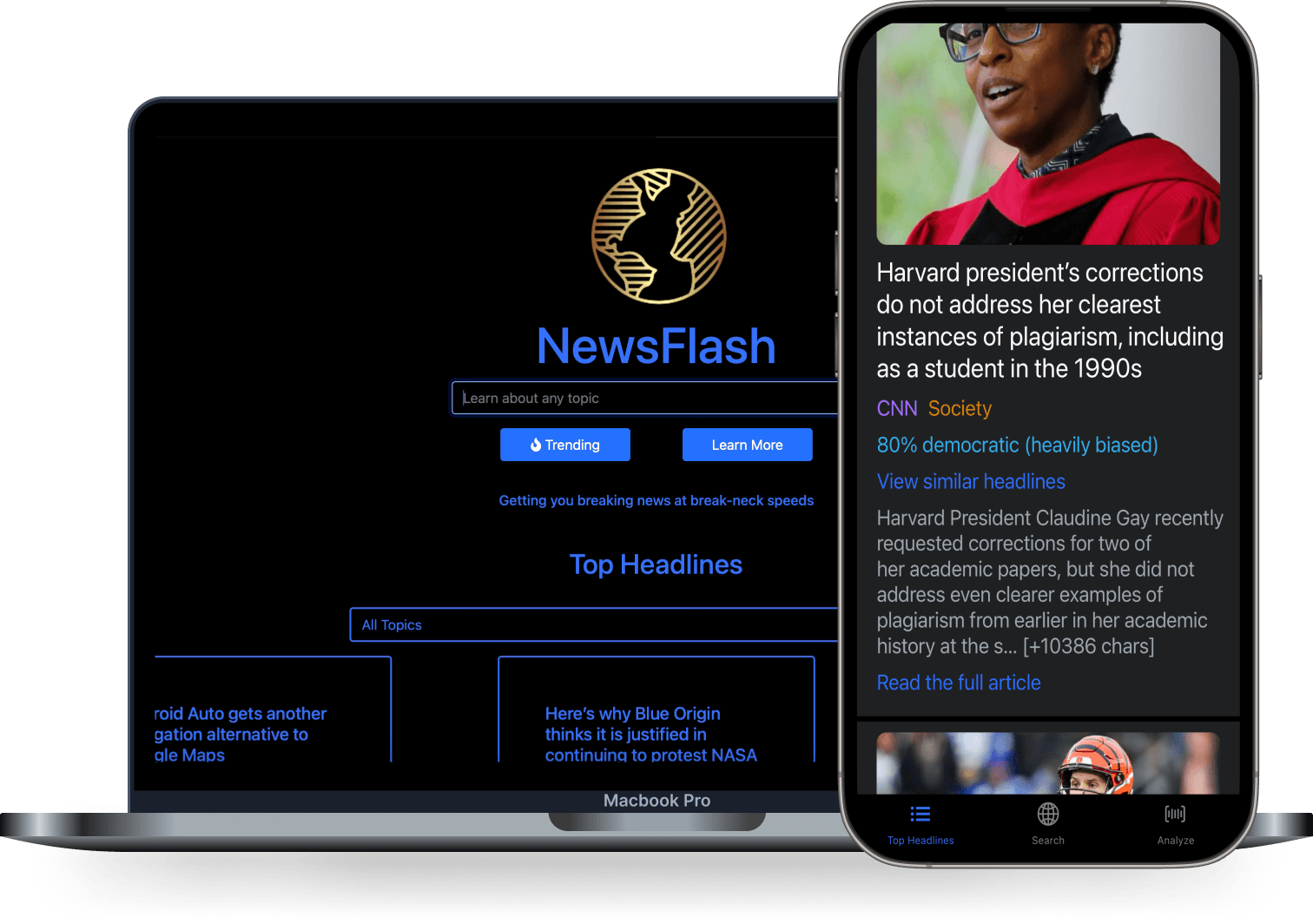 Newsflash: AI News screenshot